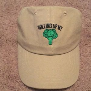 Rolling up my broccoli hat